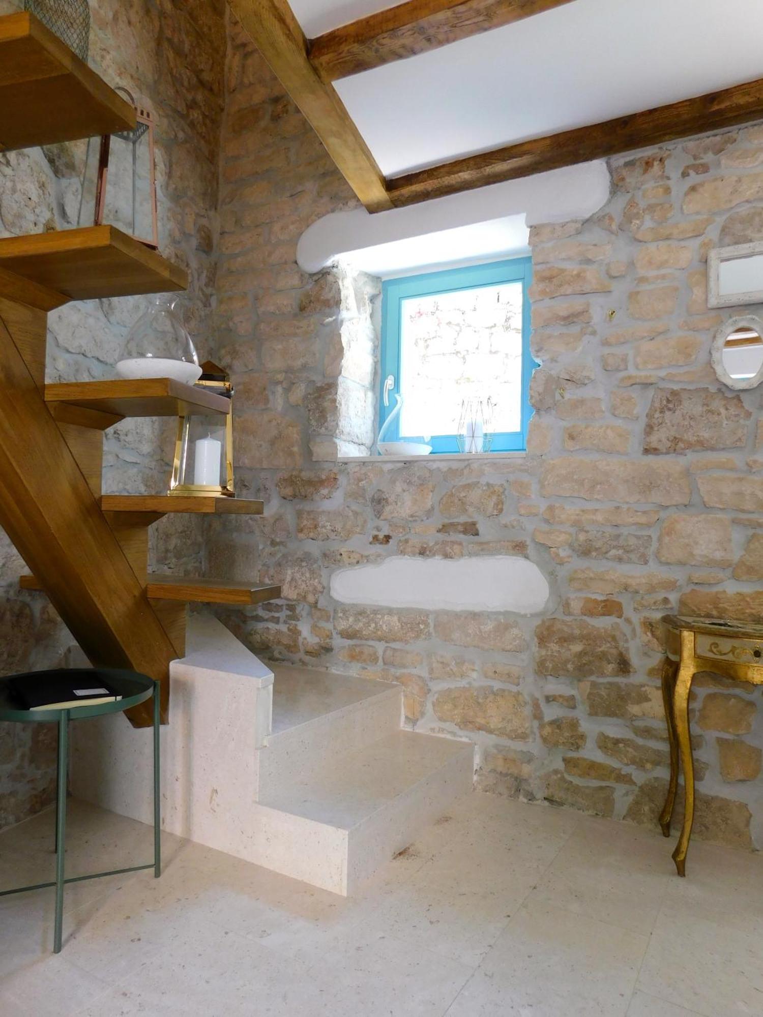 Bezauberndes Steinhaus Mit Garten In Der Altstadt Von Rovinj Exteriér fotografie