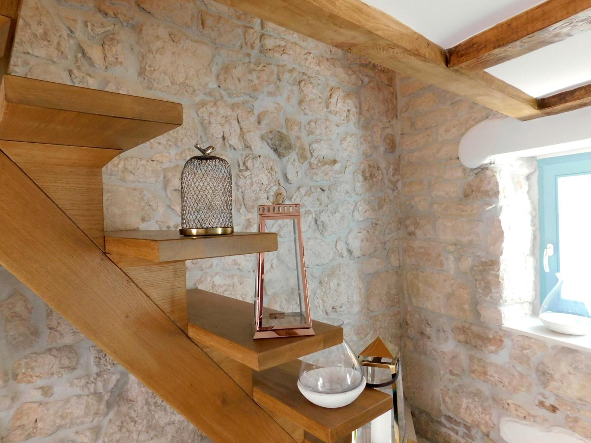 Bezauberndes Steinhaus Mit Garten In Der Altstadt Von Rovinj Exteriér fotografie