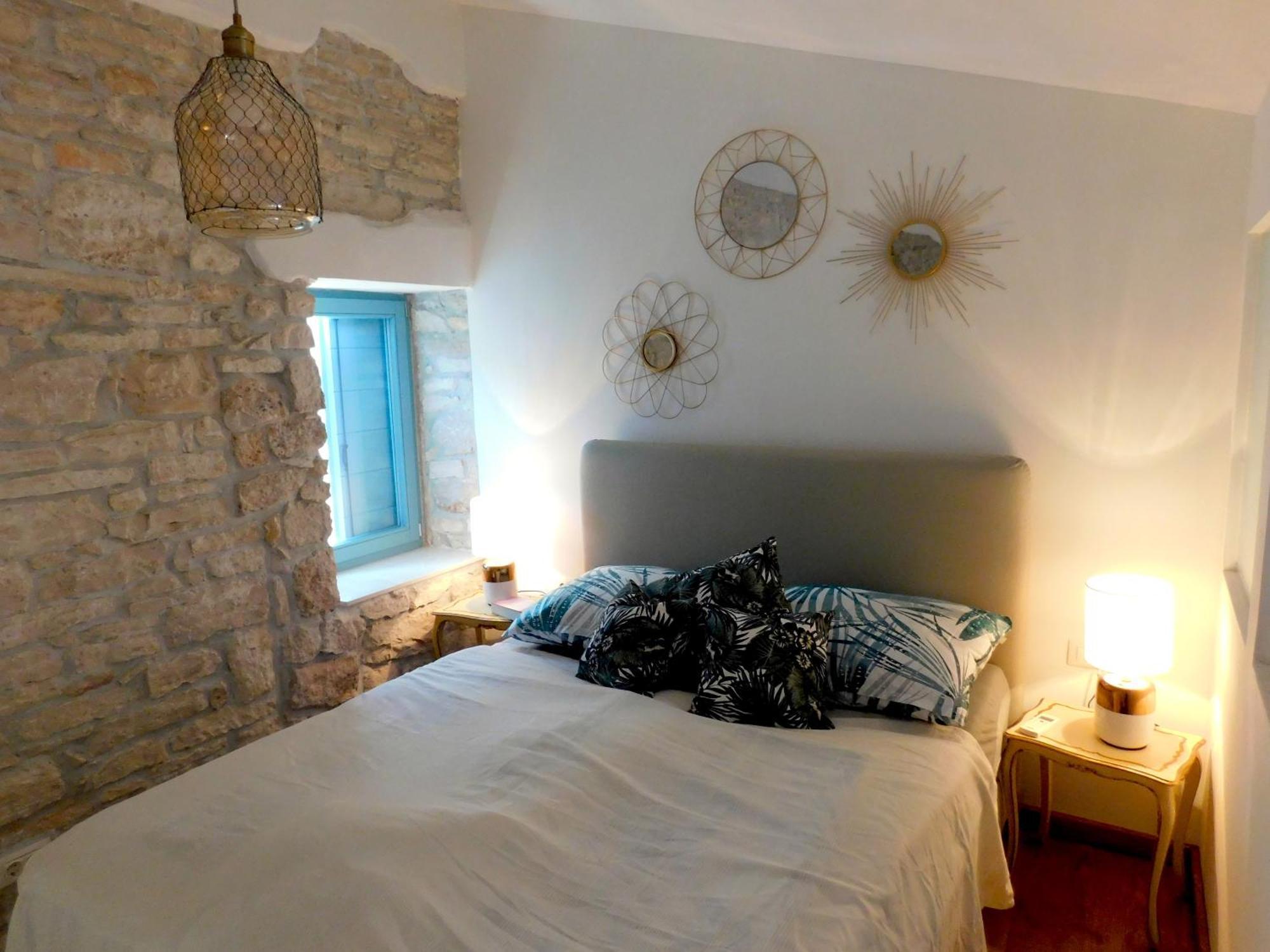 Bezauberndes Steinhaus Mit Garten In Der Altstadt Von Rovinj Exteriér fotografie